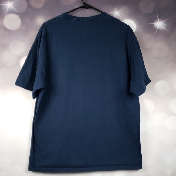 Fox Racing Co Size Large Navy Blue Graphic Tee - Picture 4 of 4